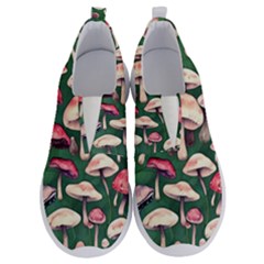 Foraging In The Mushroom Zone No Lace Lightweight Shoes by GardenOfOphir