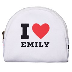 I Love Emily Horseshoe Style Canvas Pouch by ilovewhateva