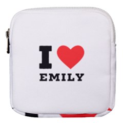 I Love Emily Mini Square Pouch by ilovewhateva
