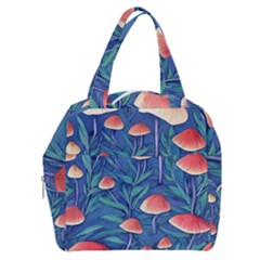 Witchy Mushrooms Boxy Hand Bag by GardenOfOphir