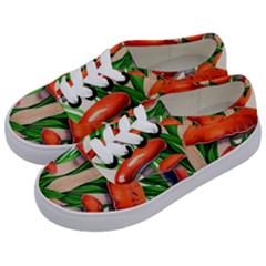 Fairycore Forest Mushroom Kids  Classic Low Top Sneakers by GardenOfOphir