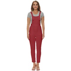 Auburn Red	 - 	pinafore Overalls Jumpsuit by ColorfulWomensWear