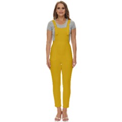 Medaillon Yellow	 - 	pinafore Overalls Jumpsuit by ColorfulWomensWear