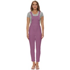 Red Violet Purple	 - 	pinafore Overalls Jumpsuit