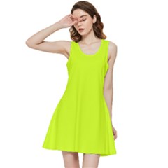 Arctic Lime Green	 - 	inside Out Racerback Dress by ColorfulDresses