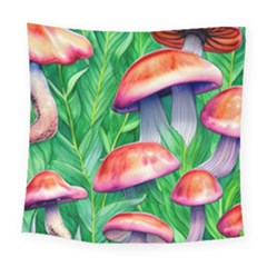 A Forest Fantasy Square Tapestry (large) by GardenOfOphir