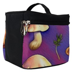 Farmcore Mushrooms Make Up Travel Bag (small) by GardenOfOphir