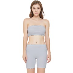 Grey Goose	 - 	stretch Shorts And Tube Top Set by ColorfulSportsWear