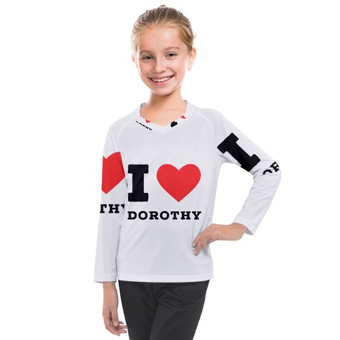 I Love Dorothy  Kids  Long Mesh Tee by ilovewhateva