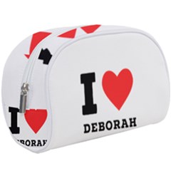 I Love Deborah Make Up Case (large) by ilovewhateva