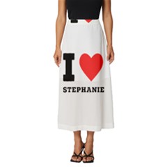 I Love Stephanie Classic Midi Chiffon Skirt by ilovewhateva