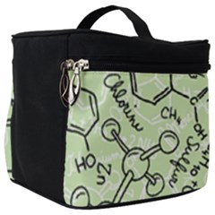 Multicolored Chemical Bond Illustration Chemistry Formula Science Make Up Travel Bag (big) by Jancukart