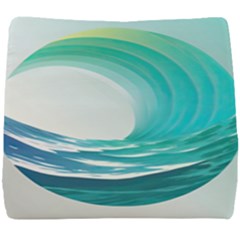 Tsunami Tidal Wave Wave Minimalist Ocean Sea 2 Seat Cushion by Pakemis