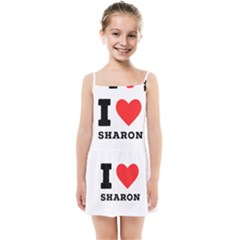 I Love Sharon Kids  Summer Sun Dress by ilovewhateva