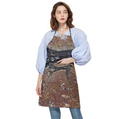 Rustic Charm Abstract Print Pocket Apron by dflcprintsclothing
