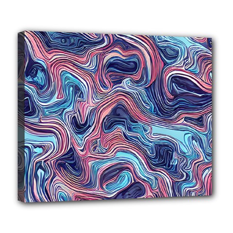Fluid Art Pattern Deluxe Canvas 24  X 20  (stretched) by GardenOfOphir