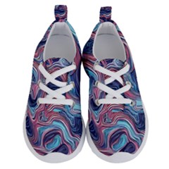 Fluid Art Pattern Running Shoes by GardenOfOphir