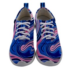Abstract Liquid Art Pattern Women Athletic Shoes by GardenOfOphir