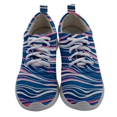 Modern Fluid Art Women Athletic Shoes by GardenOfOphir