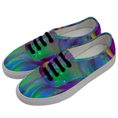 Fluid Art - Artistic And Colorful Men s Classic Low Top Sneakers by GardenOfOphir