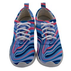Fluid Art - Abstract And Modern Women Athletic Shoes by GardenOfOphir