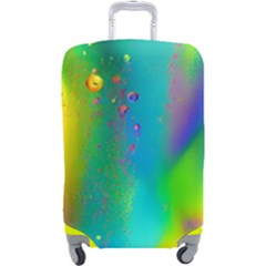 Liquid Shapes - Fluid Arts - Watercolor - Abstract Backgrounds Luggage Cover (large) by GardenOfOphir