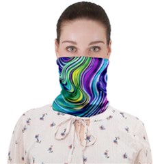 Waves Of Color Face Covering Bandana (adult) by GardenOfOphir