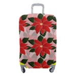 Poinsettia Pattern Seamless Pattern Christmas Xmas Luggage Cover (Small)