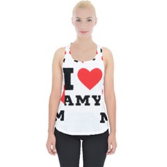 I Love Amy Piece Up Tank Top by ilovewhateva