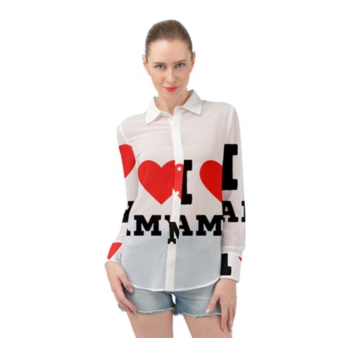 I Love Amy Long Sleeve Chiffon Shirt by ilovewhateva