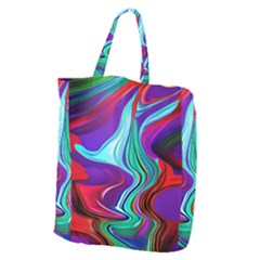 Fluid Background Giant Grocery Tote by GardenOfOphir