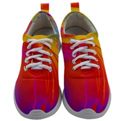 Liquid Art Pattern Mens Athletic Shoes by GardenOfOphir