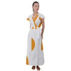 Zip Pay Special Series 16 Flutter Sleeve Maxi Dress by Mrsondesign