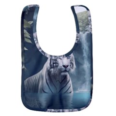 Tiger White Tiger Nature Forest Baby Bib by Jancukart
