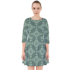 Sophisticated Pattern Smock Dress by GardenOfOphir