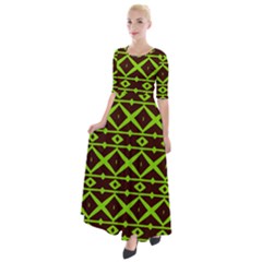 Pattern 17 Half Sleeves Maxi Dress by GardenOfOphir