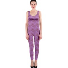 Violet Flowers One Piece Catsuit by Sparkle