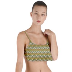 Pattern Layered Top Bikini Top  by Sparkle