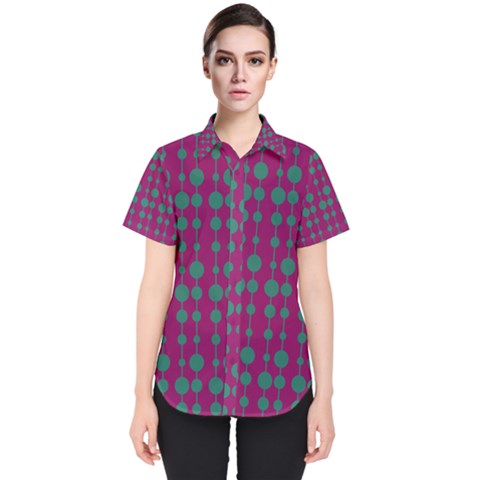 Pattern 26 Women s Short Sleeve Shirt by GardenOfOphir