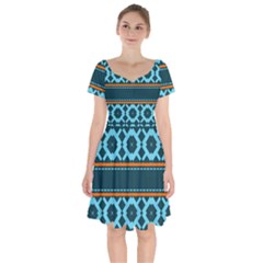 Pattern 28 Short Sleeve Bardot Dress by GardenOfOphir