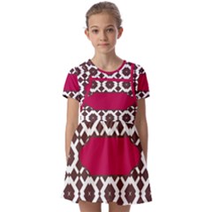 Pattern 31 Kids  Short Sleeve Pinafore Style Dress by GardenOfOphir