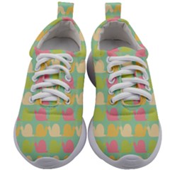 Slugs Pattern Kids Athletic Shoes by GardenOfOphir