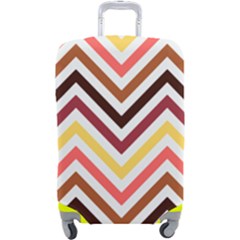 Chevron V Luggage Cover (large) by GardenOfOphir