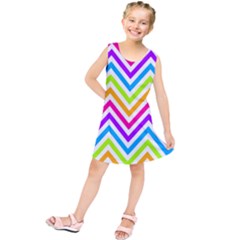 Bright Chevron Kids  Tunic Dress by GardenOfOphir