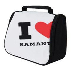 I Love Samantha Full Print Travel Pouch (small) by ilovewhateva