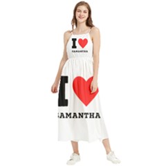 I Love Samantha Boho Sleeveless Summer Dress by ilovewhateva