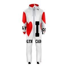 I Love Carolyn Hooded Jumpsuit (kids) by ilovewhateva