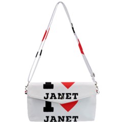 I Love Janet Removable Strap Clutch Bag by ilovewhateva