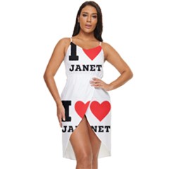 I Love Janet Tulip Hem Mini Chiffon Dress by ilovewhateva