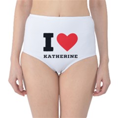 I Love Katherine Classic High-waist Bikini Bottoms by ilovewhateva